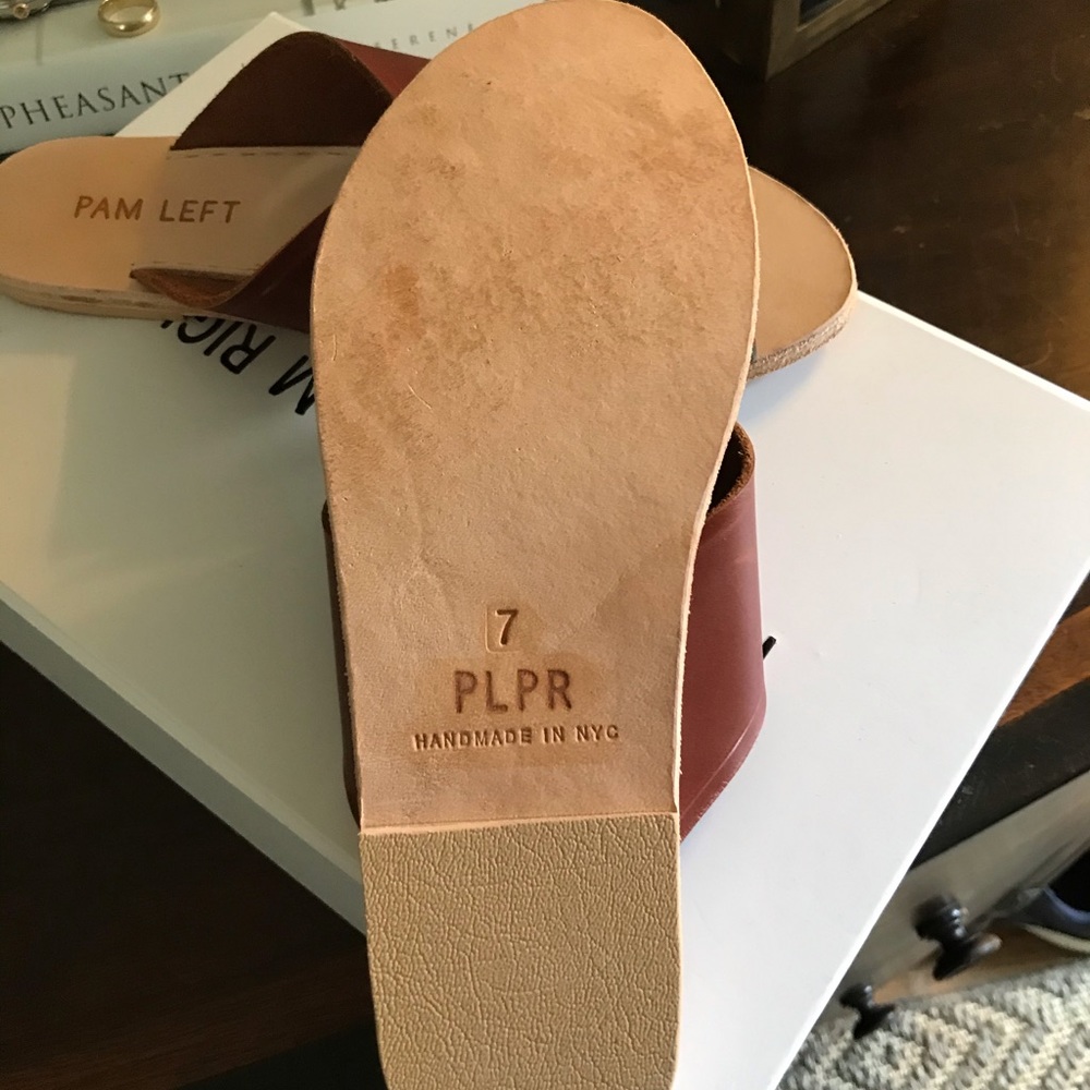 Flat, handmade sandals